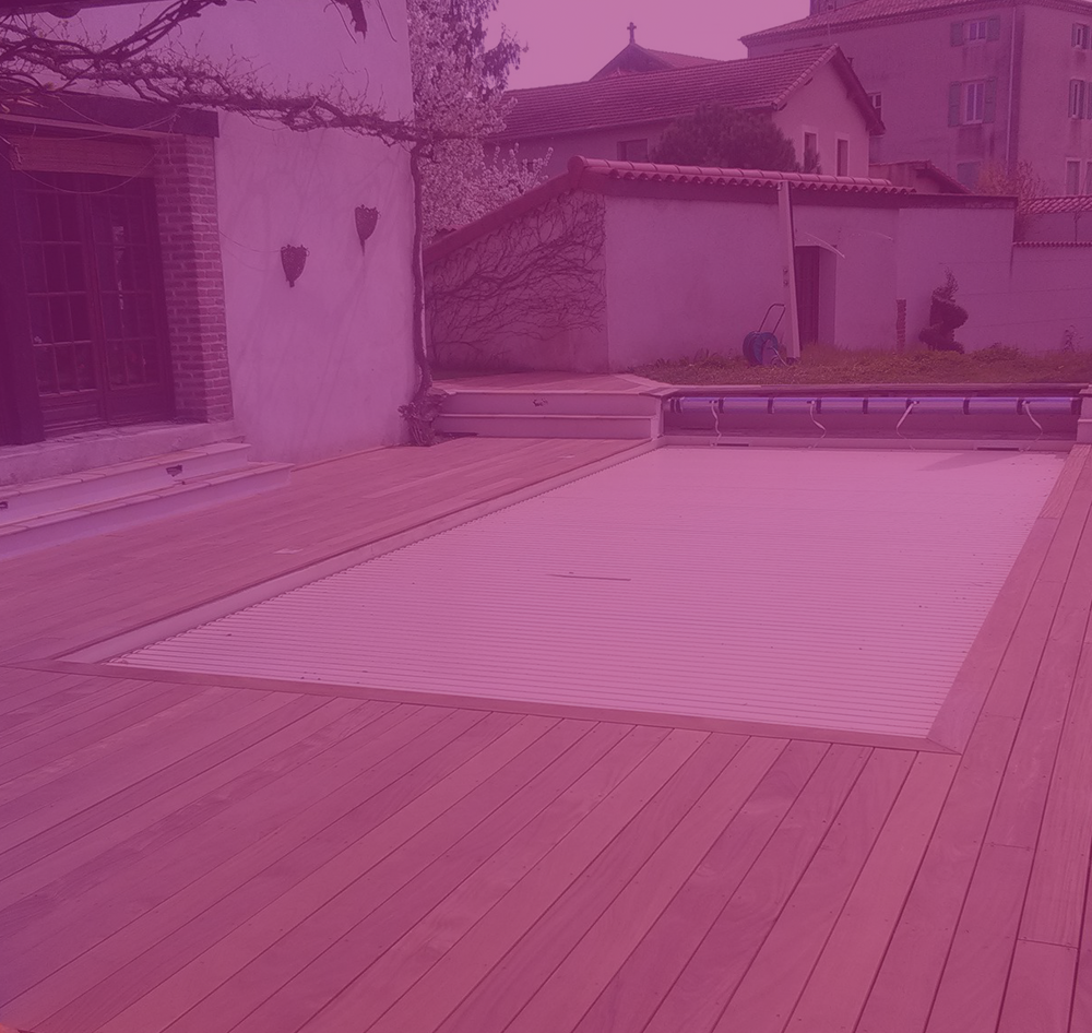 Photo d'une terrasse en bois
